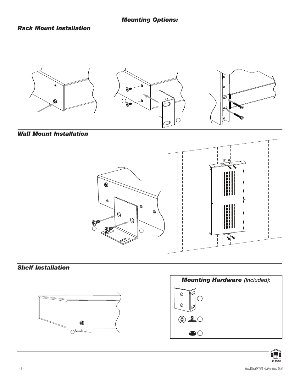 Altronix HubWay EX16S Installation Instructions User Manual | Page 8 / 8