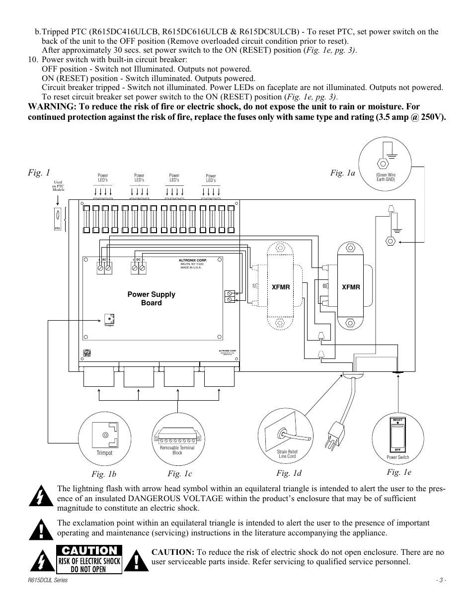 Fig. 1 | Altronix R615DC8ULCB Installation Instructions User Manual | Page 3 / 4