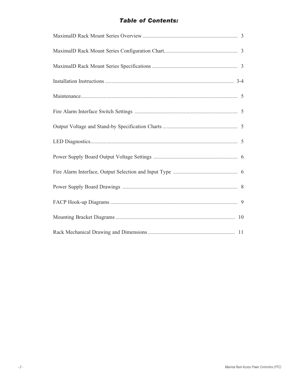 Altronix Maximal33RD Installation Instructions User Manual | Page 2 / 12