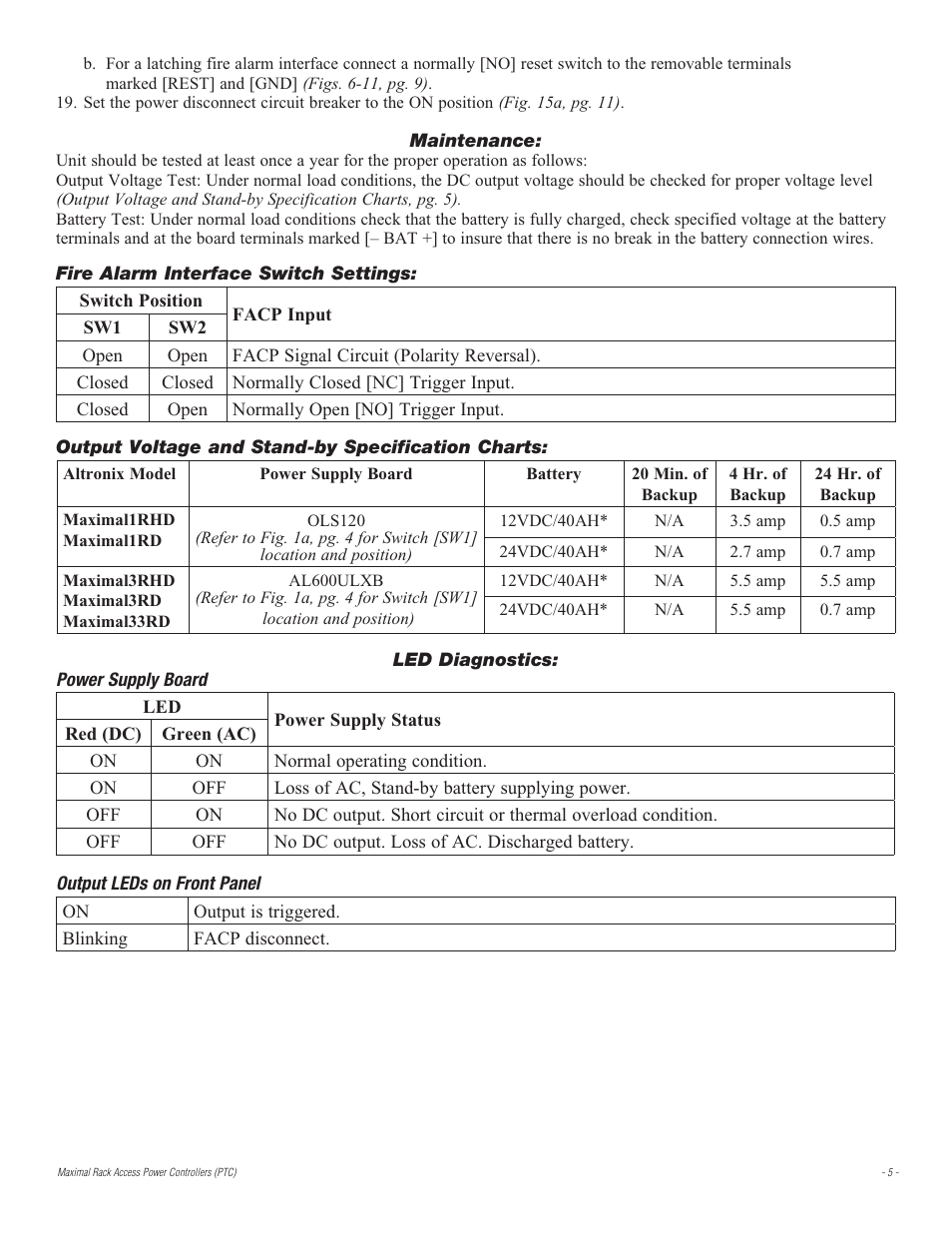 Altronix Maximal33RD Installation Instructions User Manual | Page 5 / 12