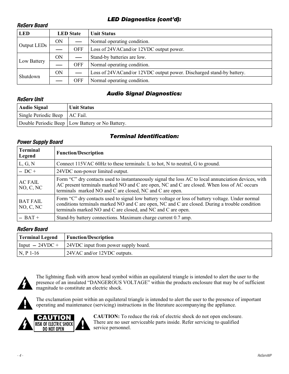 Altronix ReServ3WP Installation Instructions User Manual | Page 4 / 8