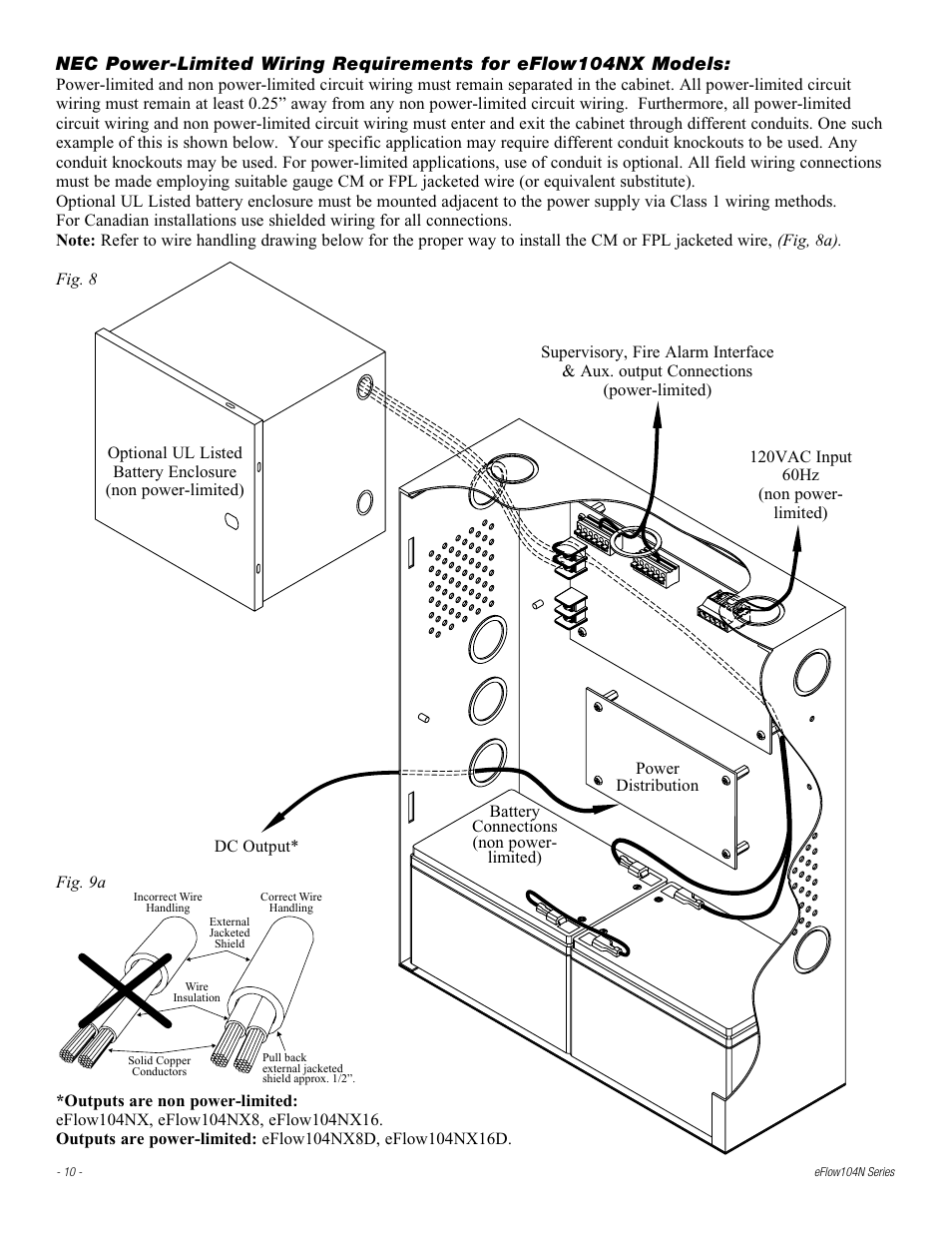 Altronix eFlow104NX16D Installation Instructions User Manual | Page 10 / 16