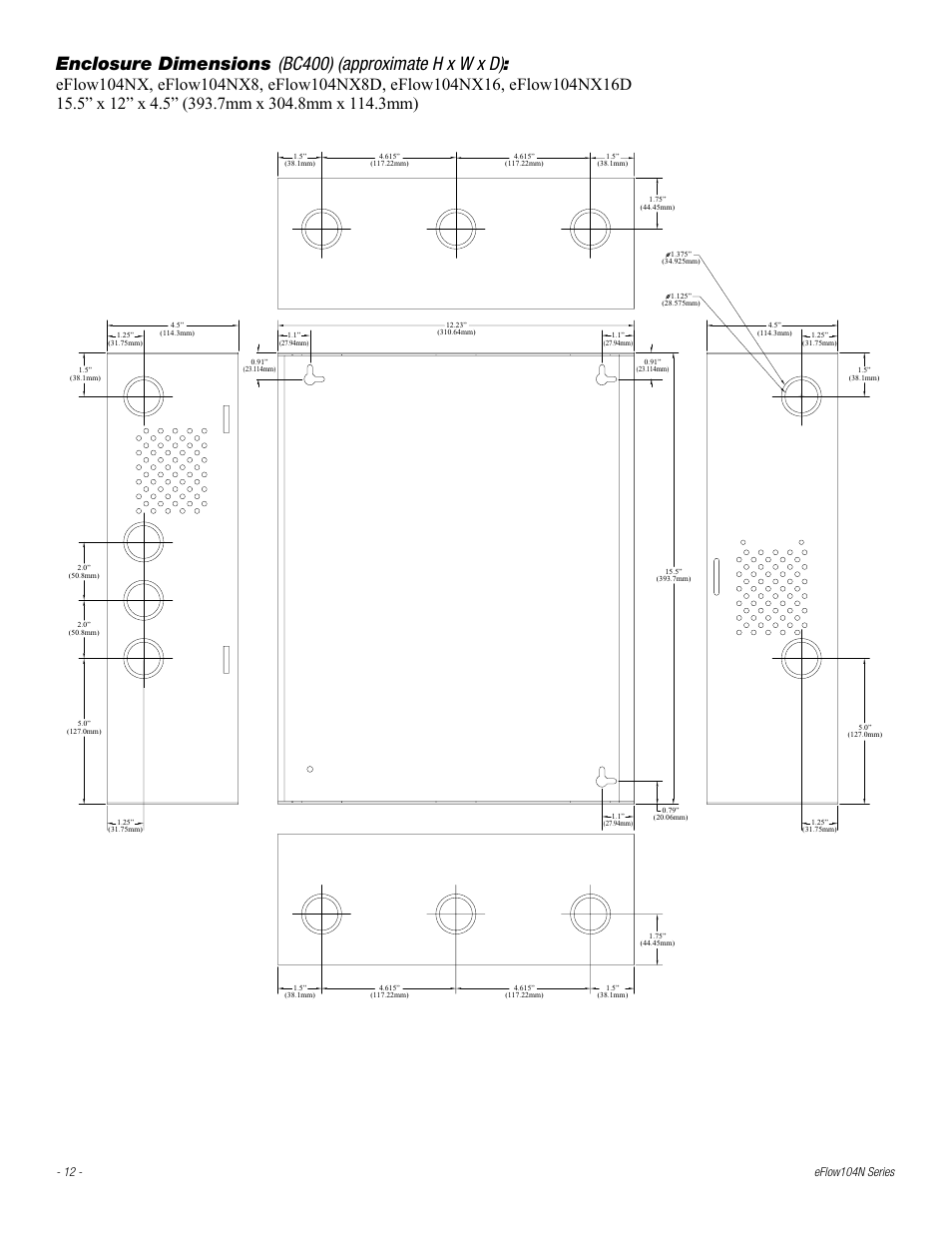 Altronix eFlow104NX16D Installation Instructions User Manual | Page 12 / 16
