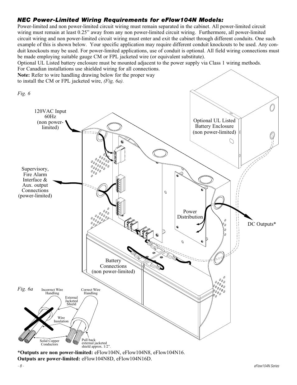 Altronix eFlow104NX16D Installation Instructions User Manual | Page 8 / 16