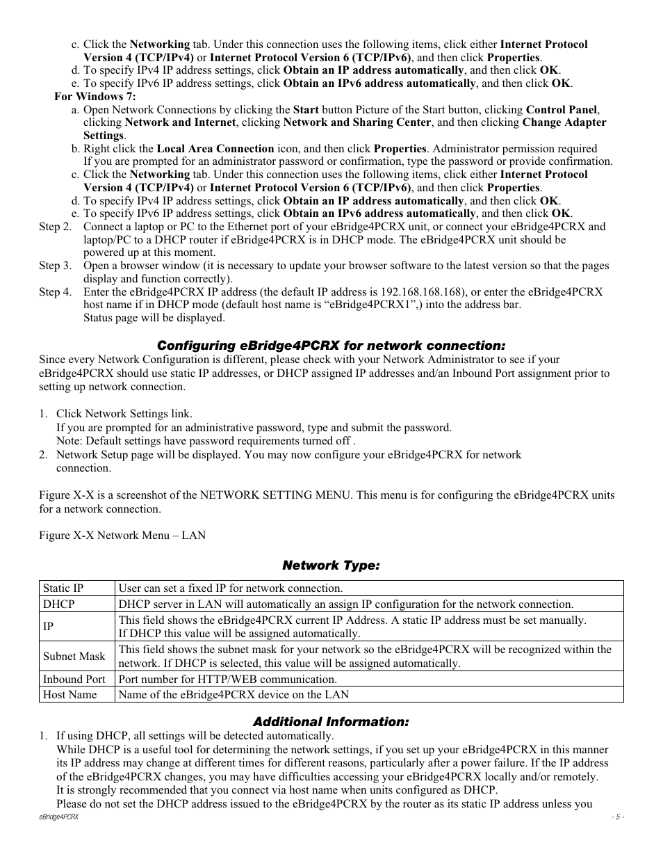Altronix eBridge4PCRX Installation Instructions User Manual | Page 5 / 8
