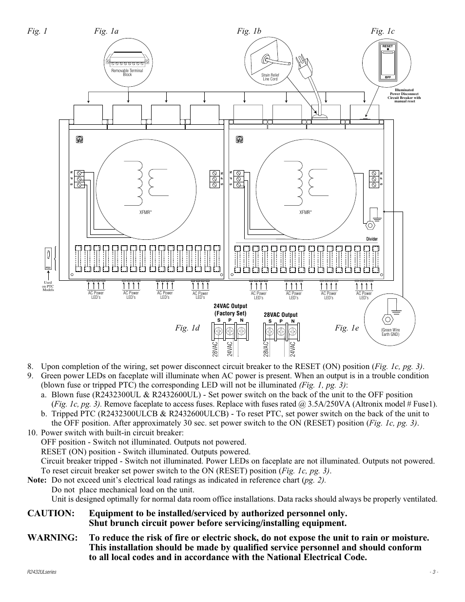 Altronix R2432600ULCB Installation Instructions User Manual | Page 3 / 4