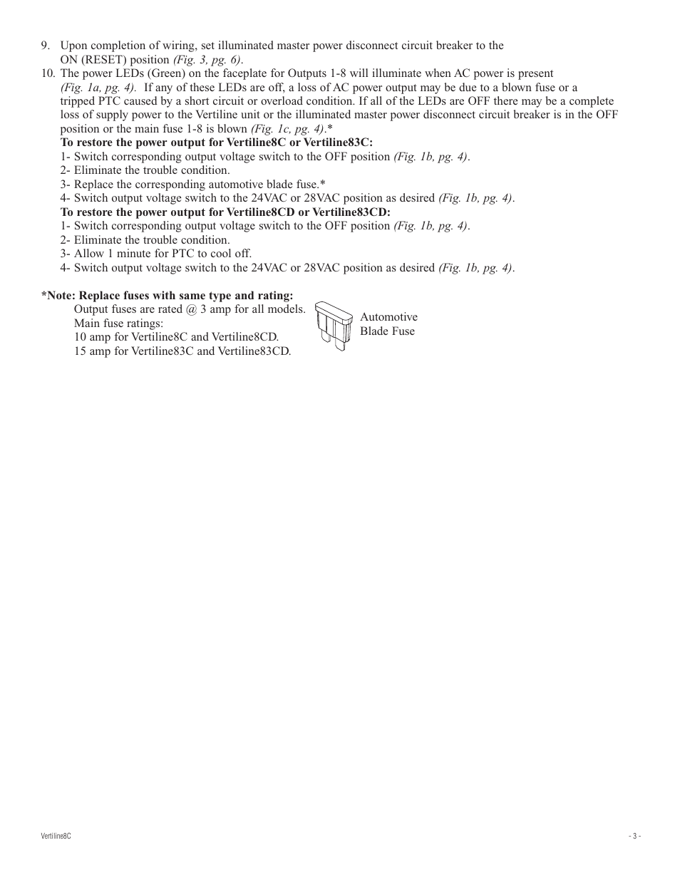Altronix VertiLine8CD Installation Instructions User Manual | Page 3 / 8