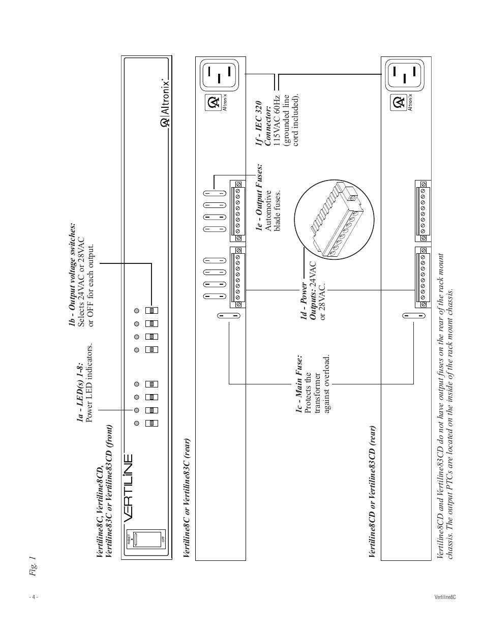 Altronix VertiLine8CD Installation Instructions User Manual | Page 4 / 8