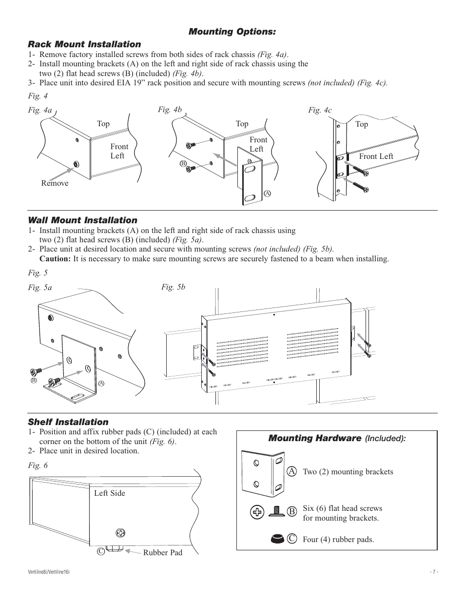 Altronix VertiLine8i Installation Instructions User Manual | Page 7 / 8