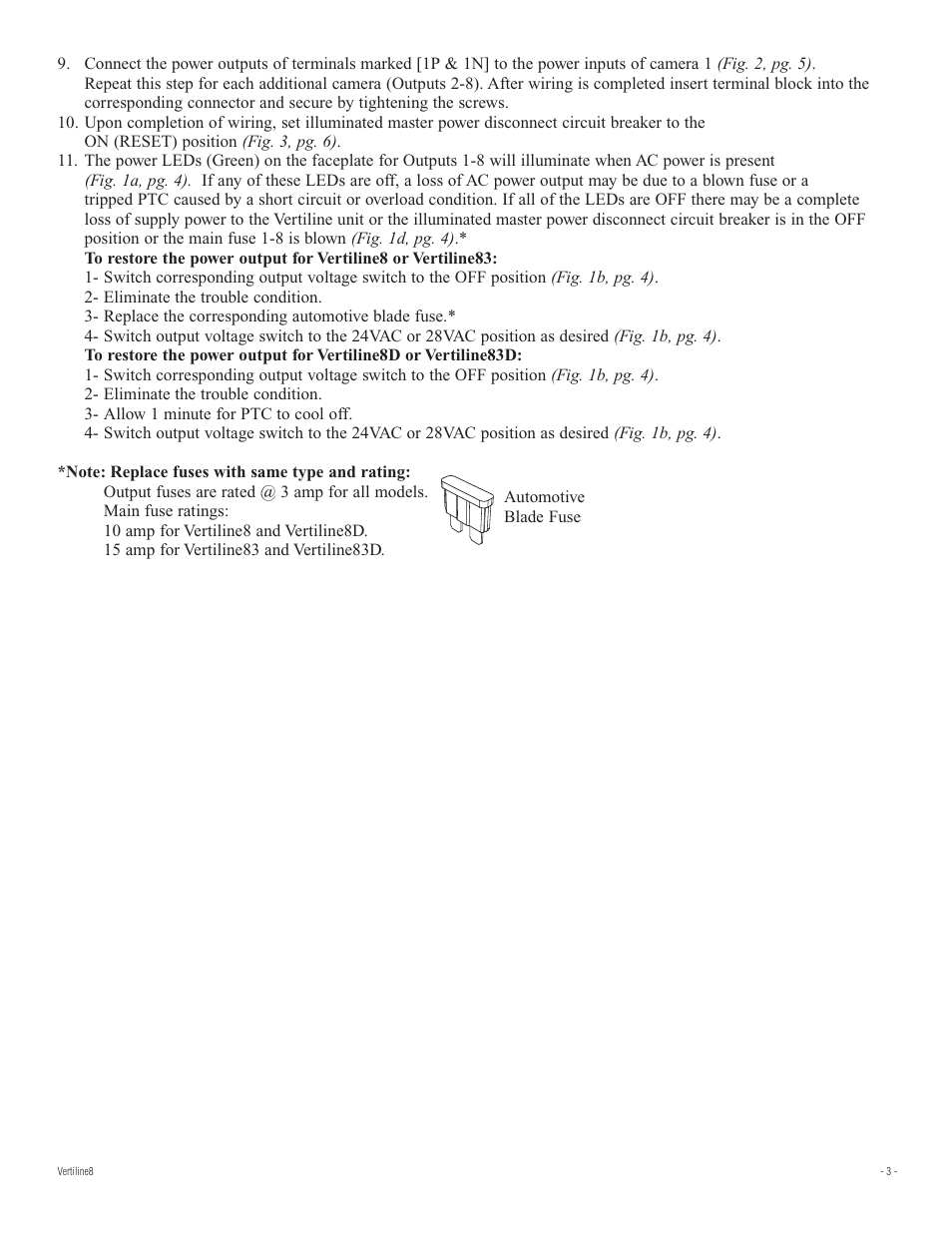 Altronix VertiLine8D Installation Instructions User Manual | Page 3 / 8