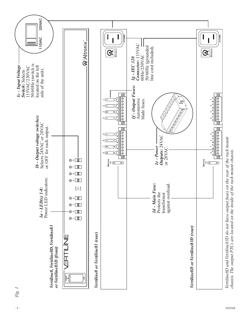 Altronix VertiLine8D Installation Instructions User Manual | Page 4 / 8