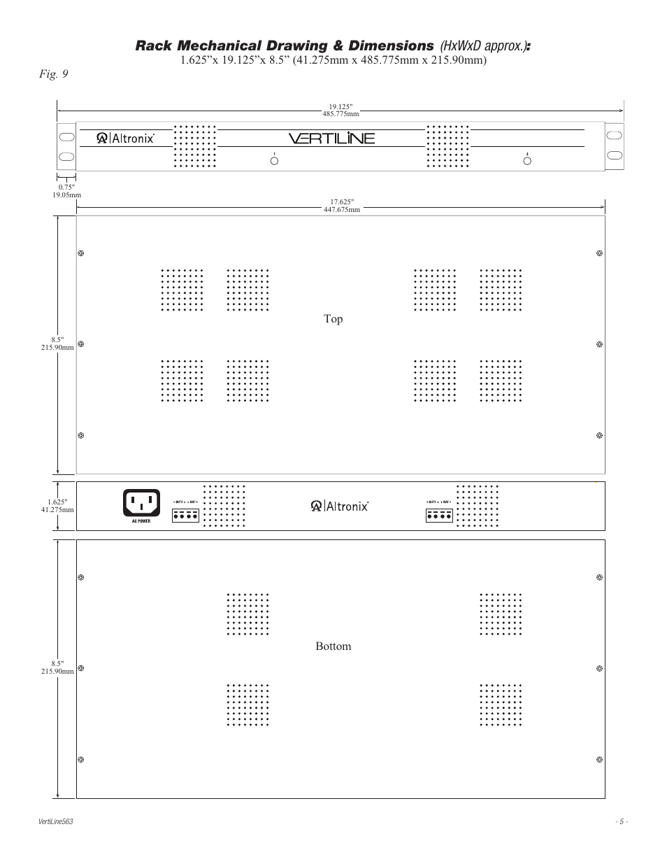 Altronix VertiLine563 Installation Instructions User Manual | Page 5 / 8