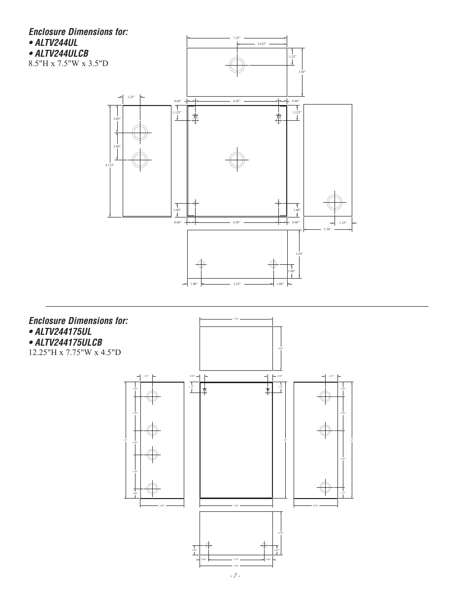 Altronix ALTV244ULCB3 Installation Instructions User Manual | Page 7 / 8