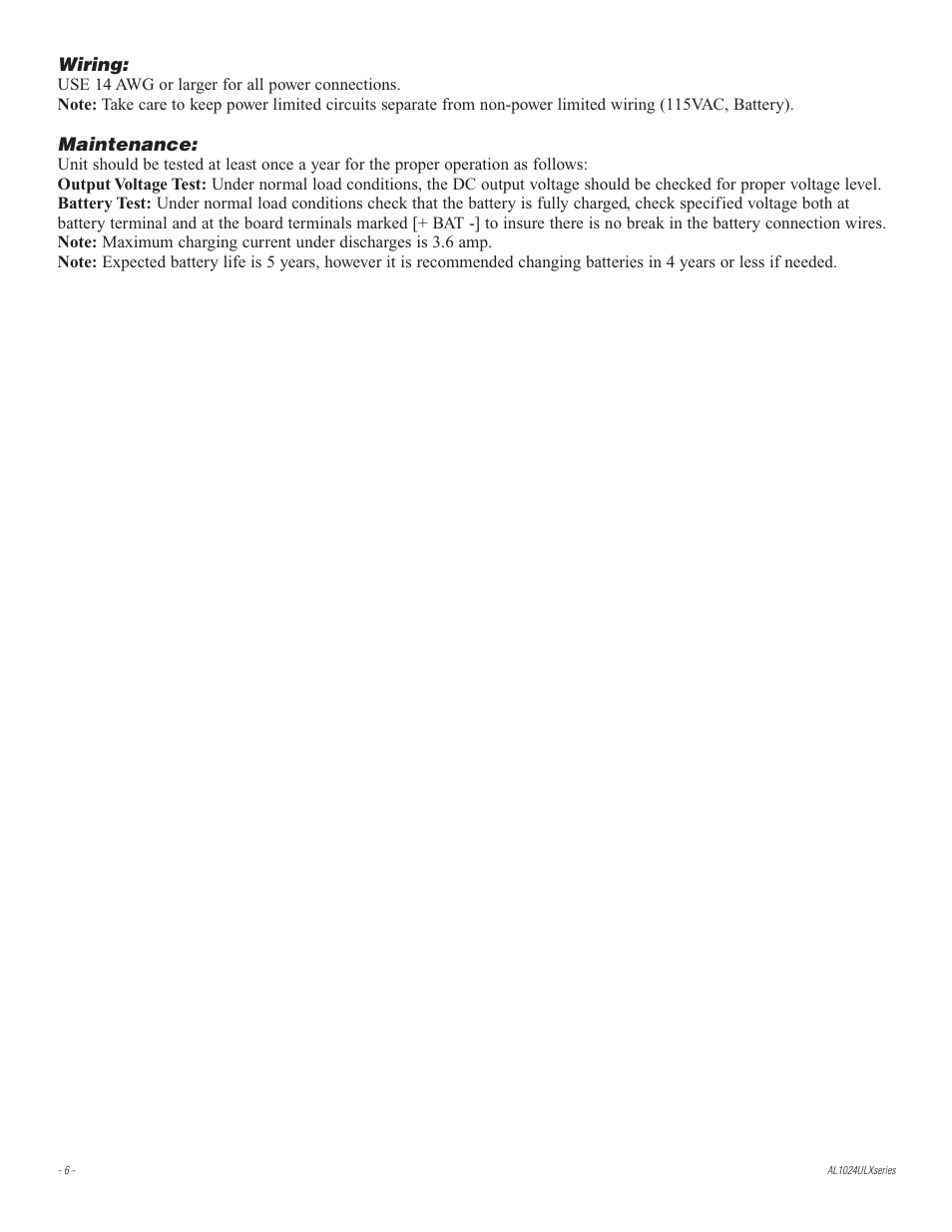 Altronix AL1024ULXPD8R Installation Instructions User Manual | Page 6 / 8