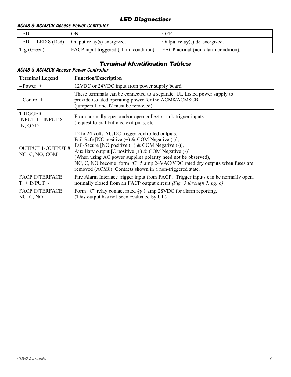 Altronix ACM8CB Installation Instructions User Manual | Page 5 / 8