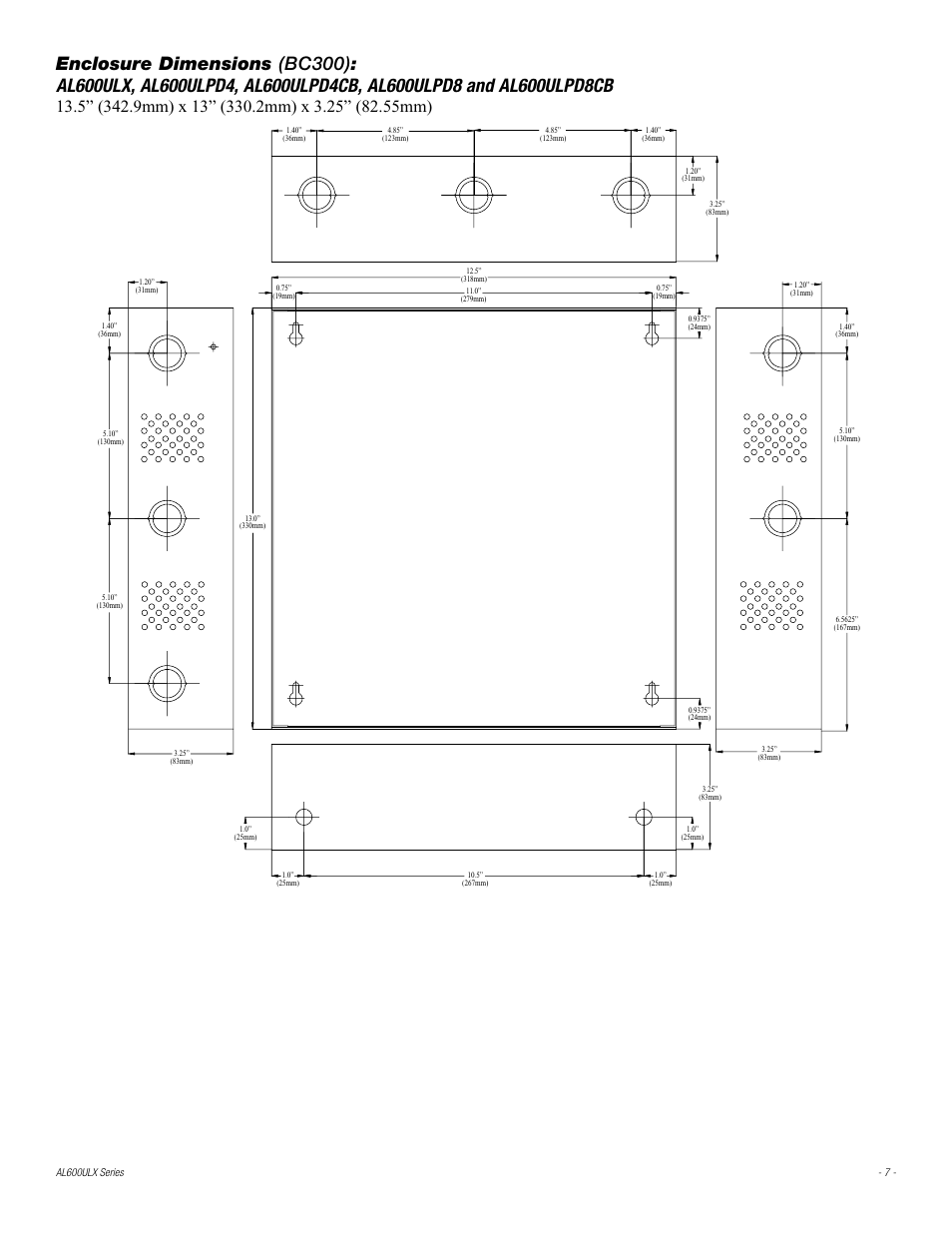 Altronix AL600ULXR Installation Instructions User Manual | Page 7 / 8