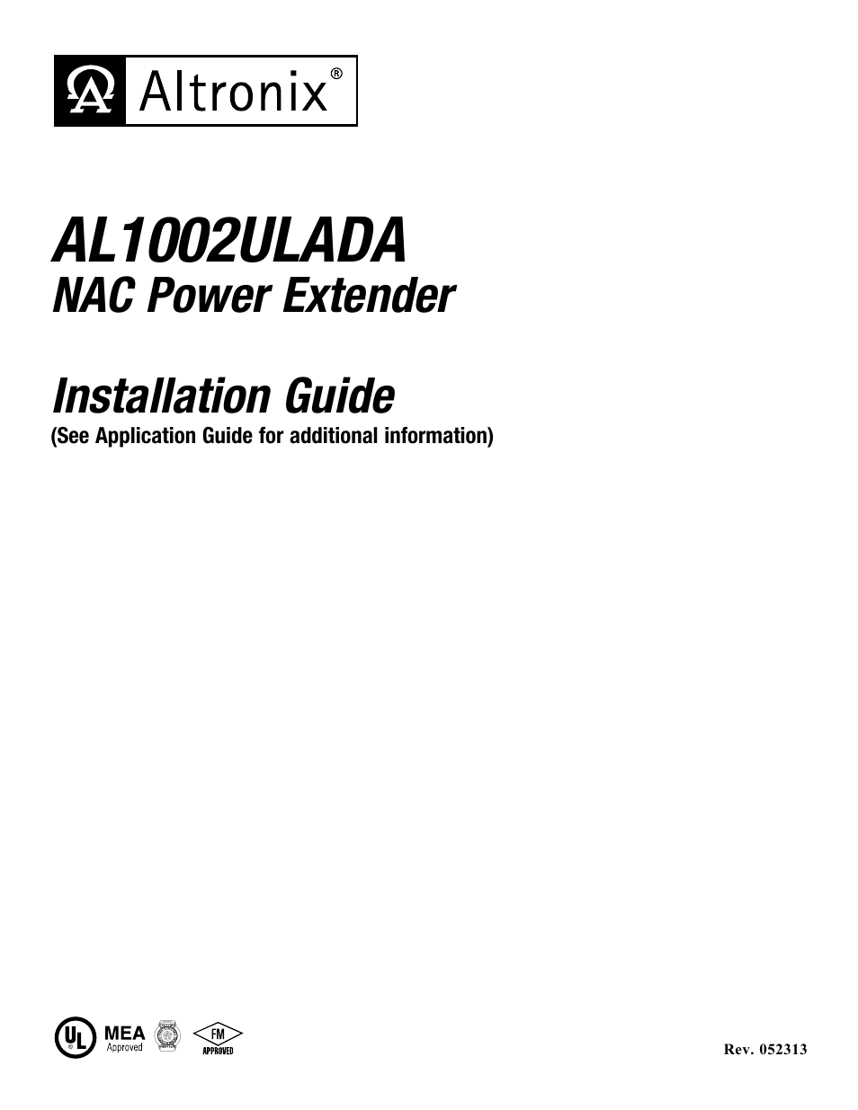 Altronix AL1002ULADA Installation Instructions User Manual | 12 pages