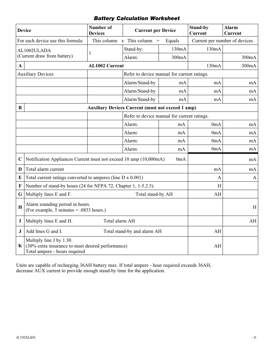 Altronix AL1002ULADA Installation Instructions User Manual | Page 9 / 12