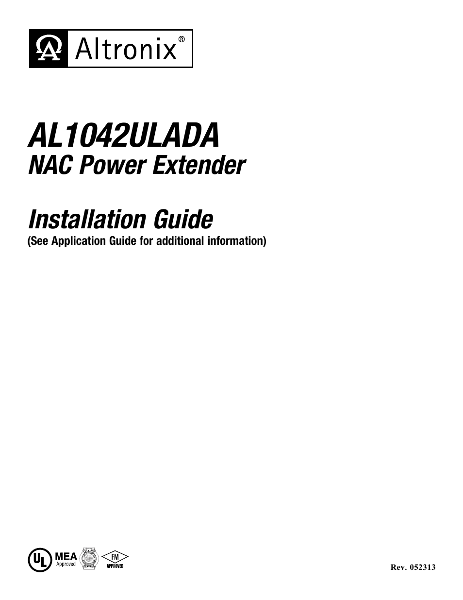 Altronix AL1042ULADA Installation Instructions User Manual | 12 pages