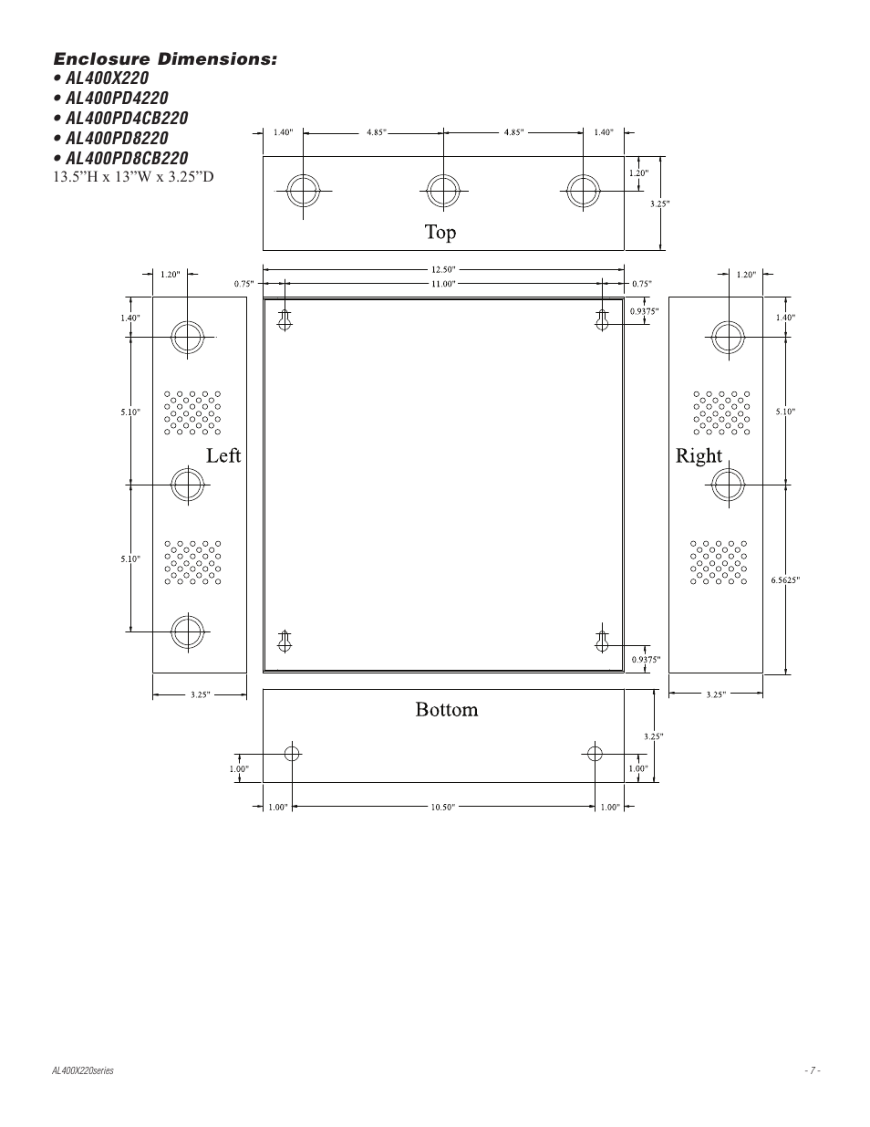 Altronix AL400X220 Installation Instructions User Manual | Page 7 / 8