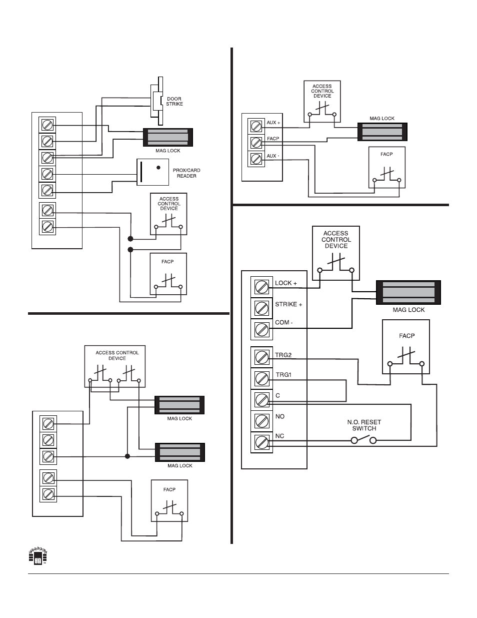 Typical application diagrams | Altronix AL175ULX2 Installation Instructions User Manual | Page 4 / 4
