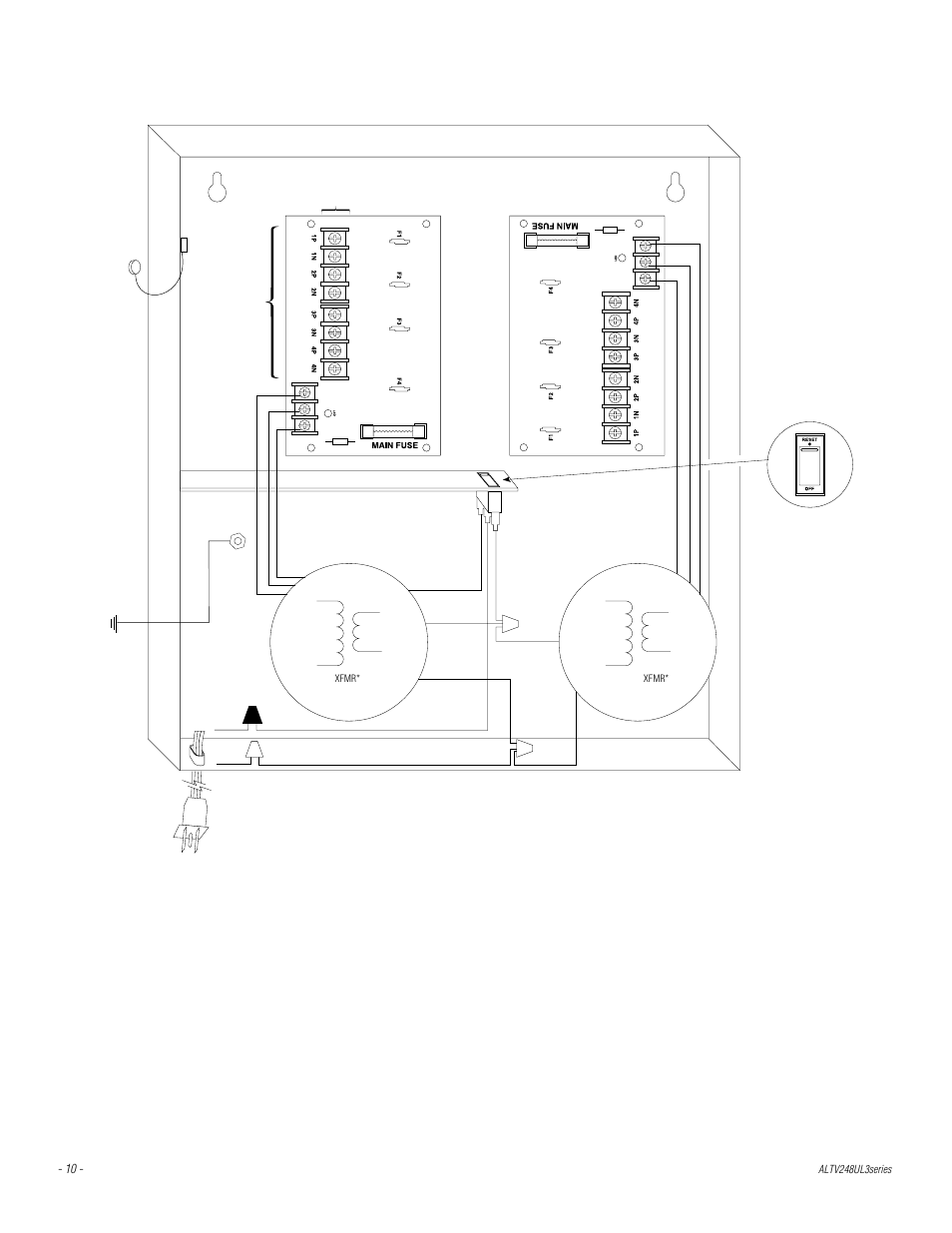 White lead, Black lead | Altronix ALTV248UL3 Series Installation Instructions User Manual | Page 10 / 12