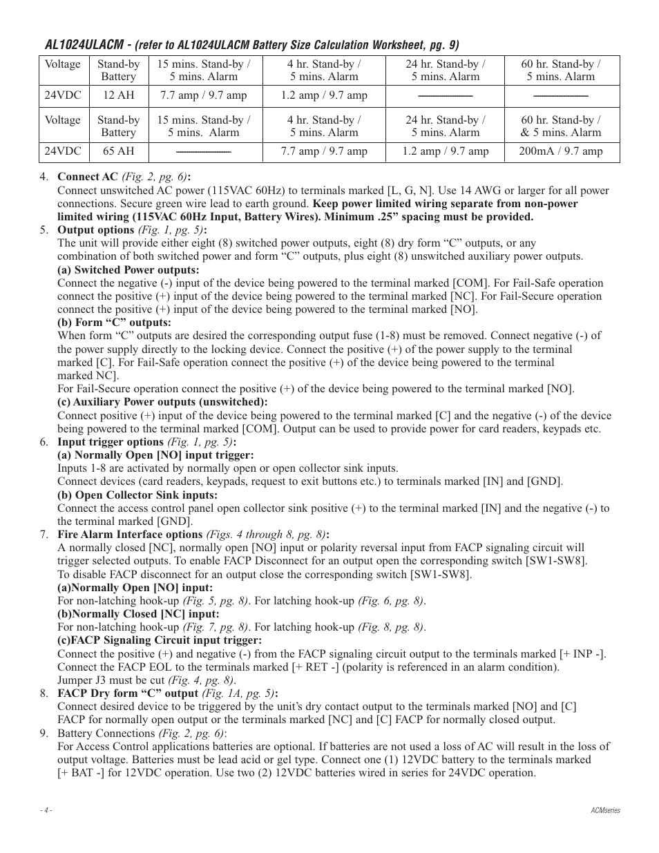 Altronix AL600ULACMR Installation Instructions User Manual | Page 4 / 12