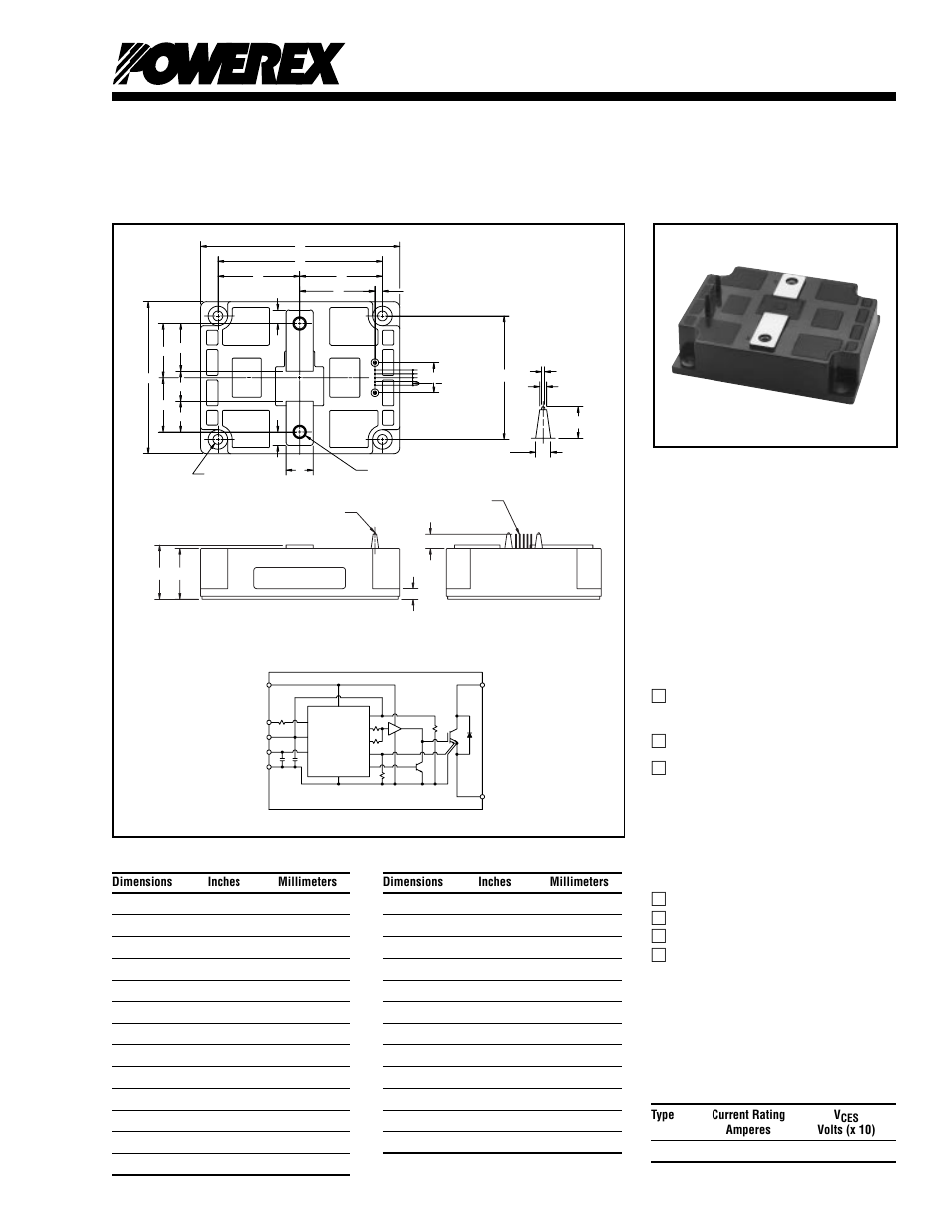 Intellimod™ module | C&H Technology PM600HSA120 User Manual | Page 2 / 5