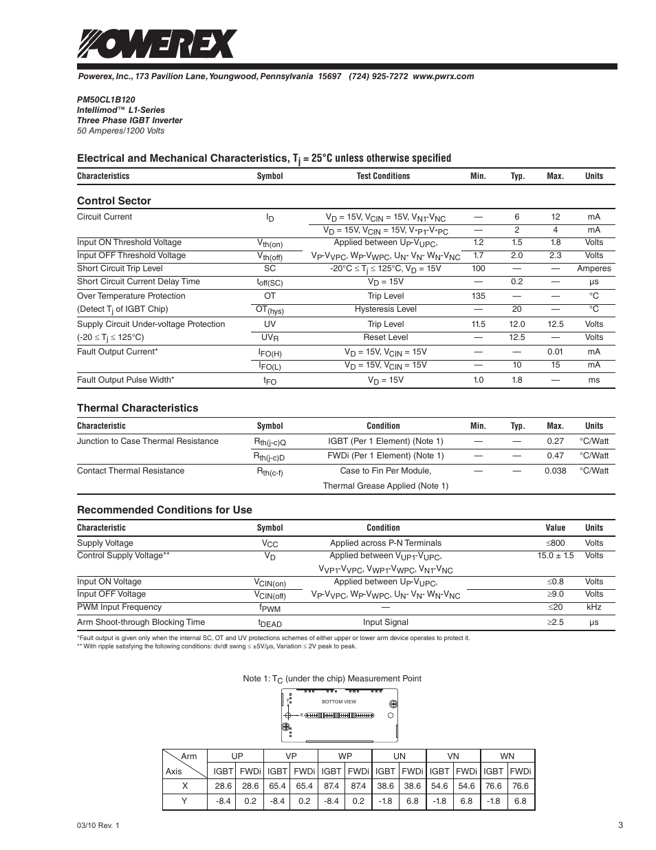 C&H Technology PM50CL1B120 User Manual | Page 4 / 6
