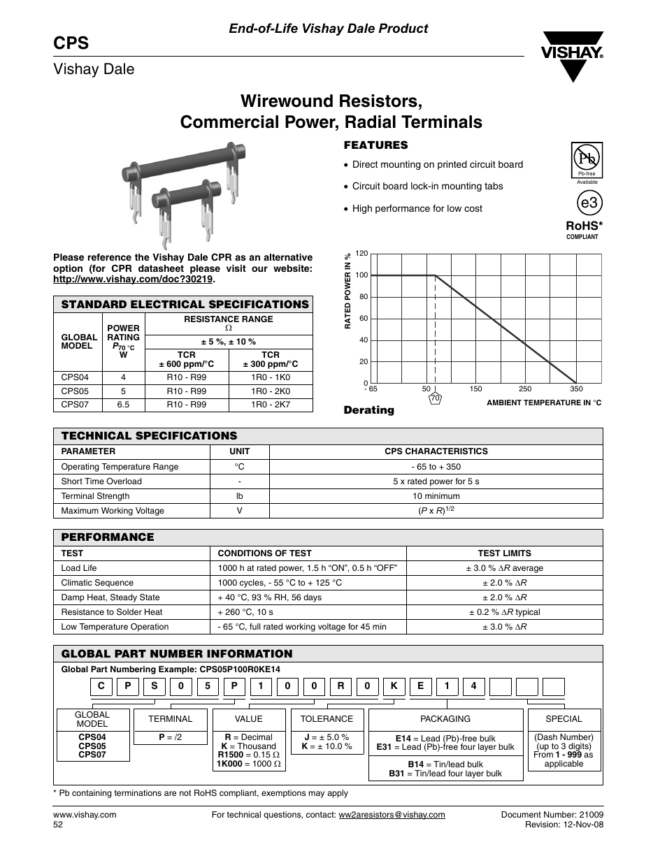 C&H Technology CPS User Manual | 3 pages