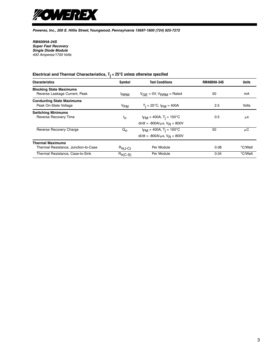 C&H Technology RM400HA-34S User Manual | Page 4 / 5