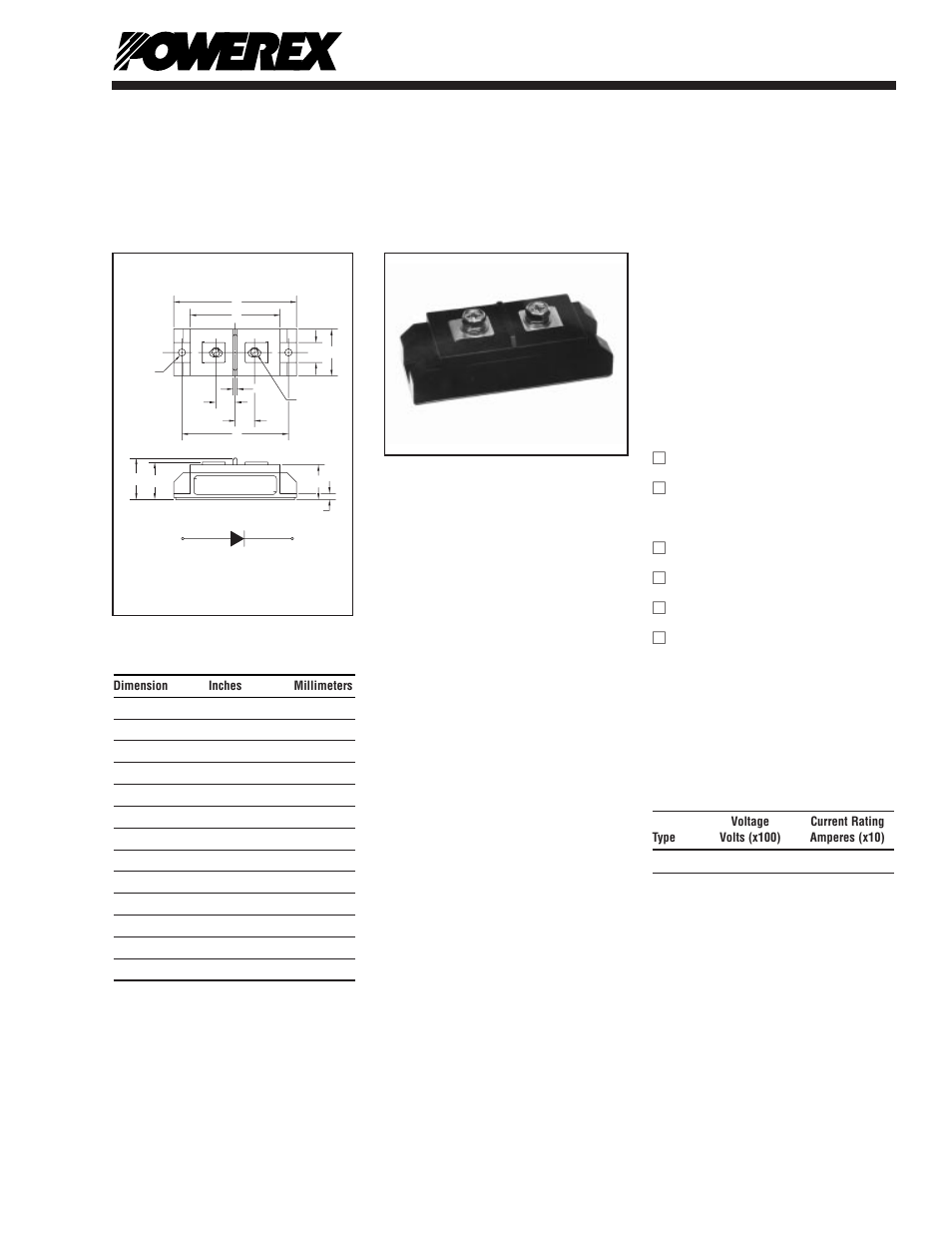 Fast recovery single diode module | C&H Technology CS641230 User Manual | Page 2 / 5