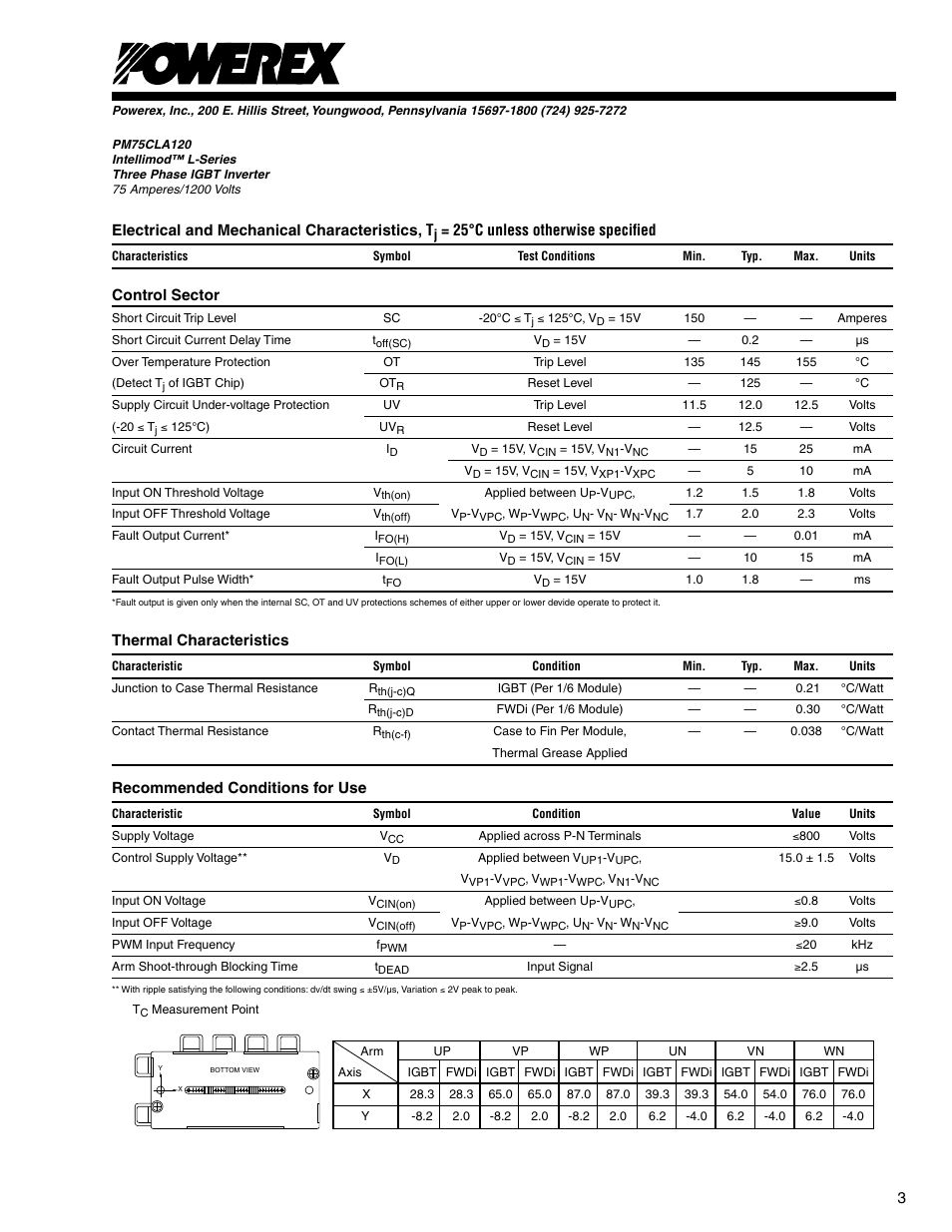 C&H Technology PM75CLA120 User Manual | Page 4 / 5