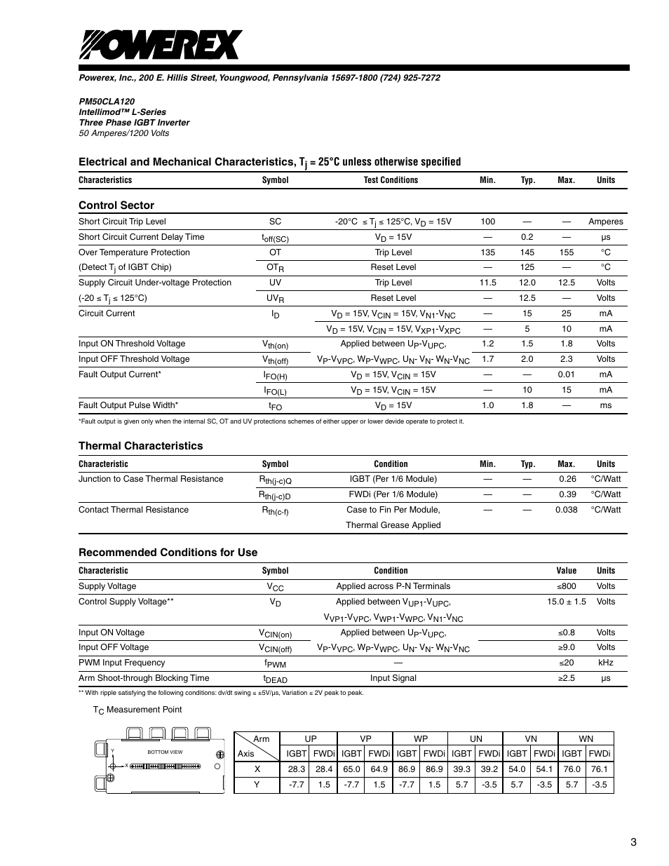 C&H Technology PM50CLA120 User Manual | Page 4 / 5