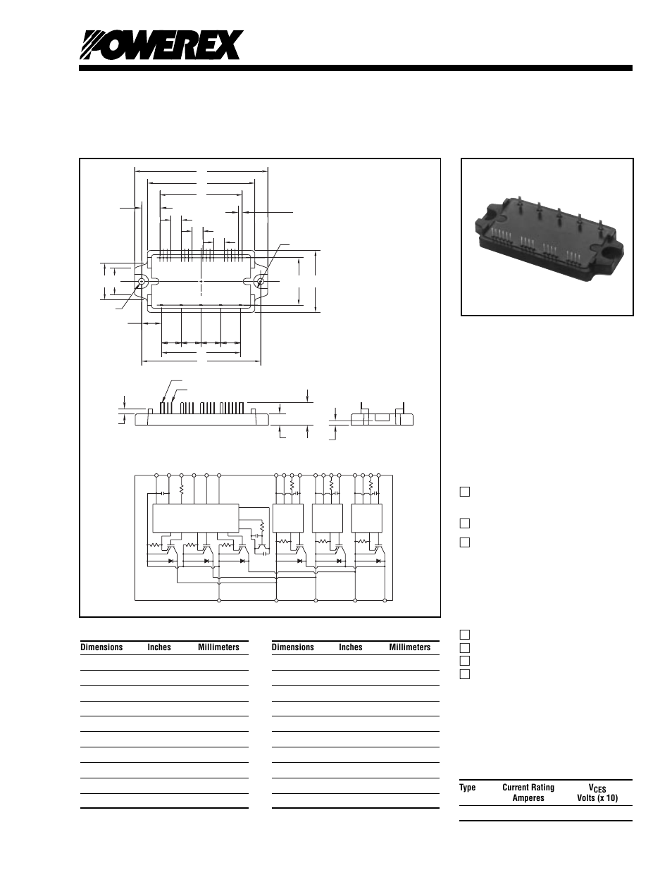 Intellimod™ module | C&H Technology PM15CSJ060 User Manual | Page 2 / 7