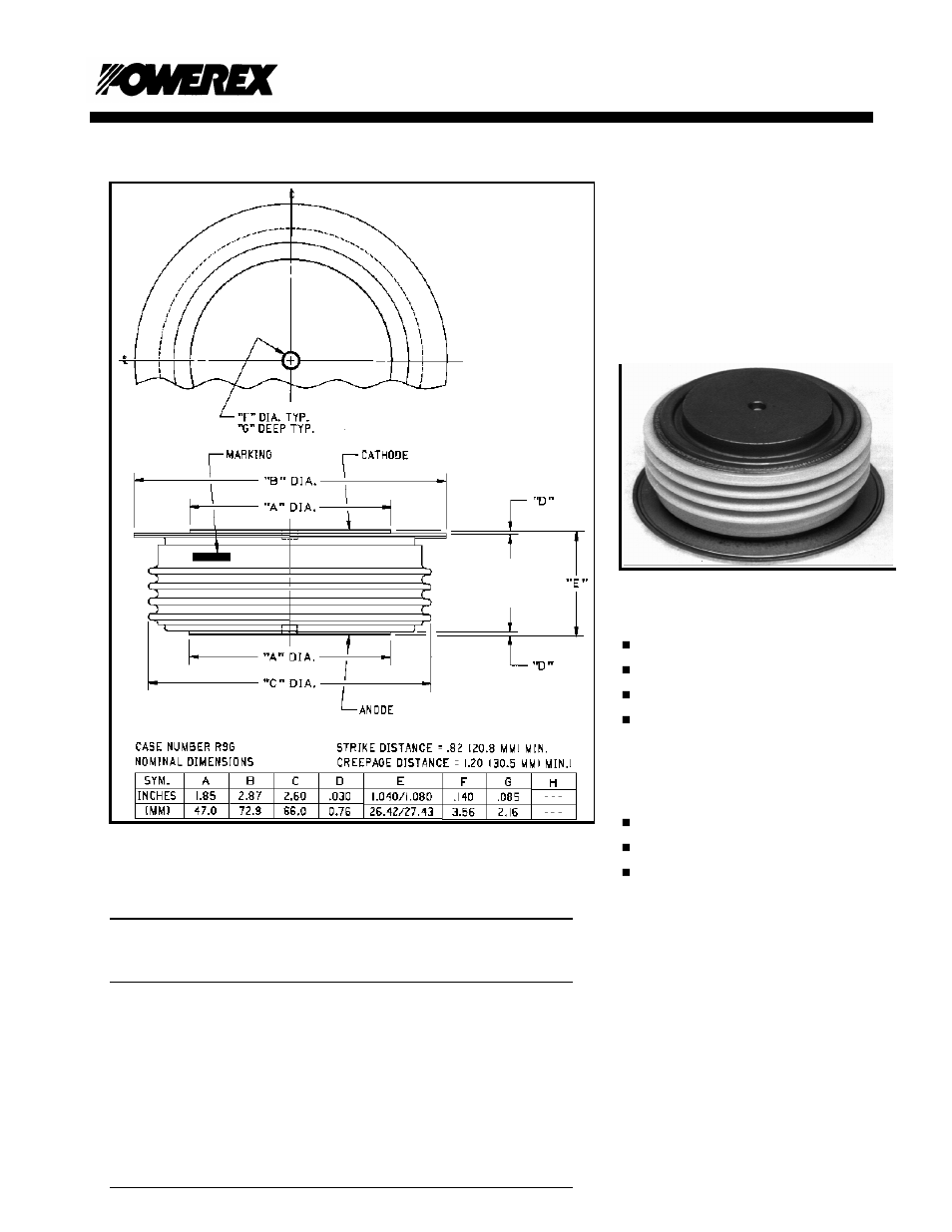 Rectifier diode | C&H Technology R9G0--18 User Manual | Page 2 / 5