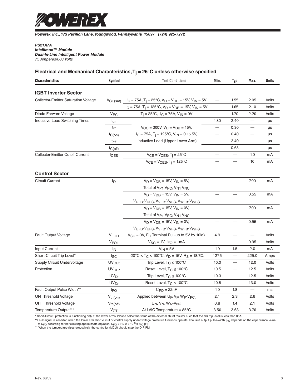 C&H Technology PS21A7A User Manual | Page 4 / 8