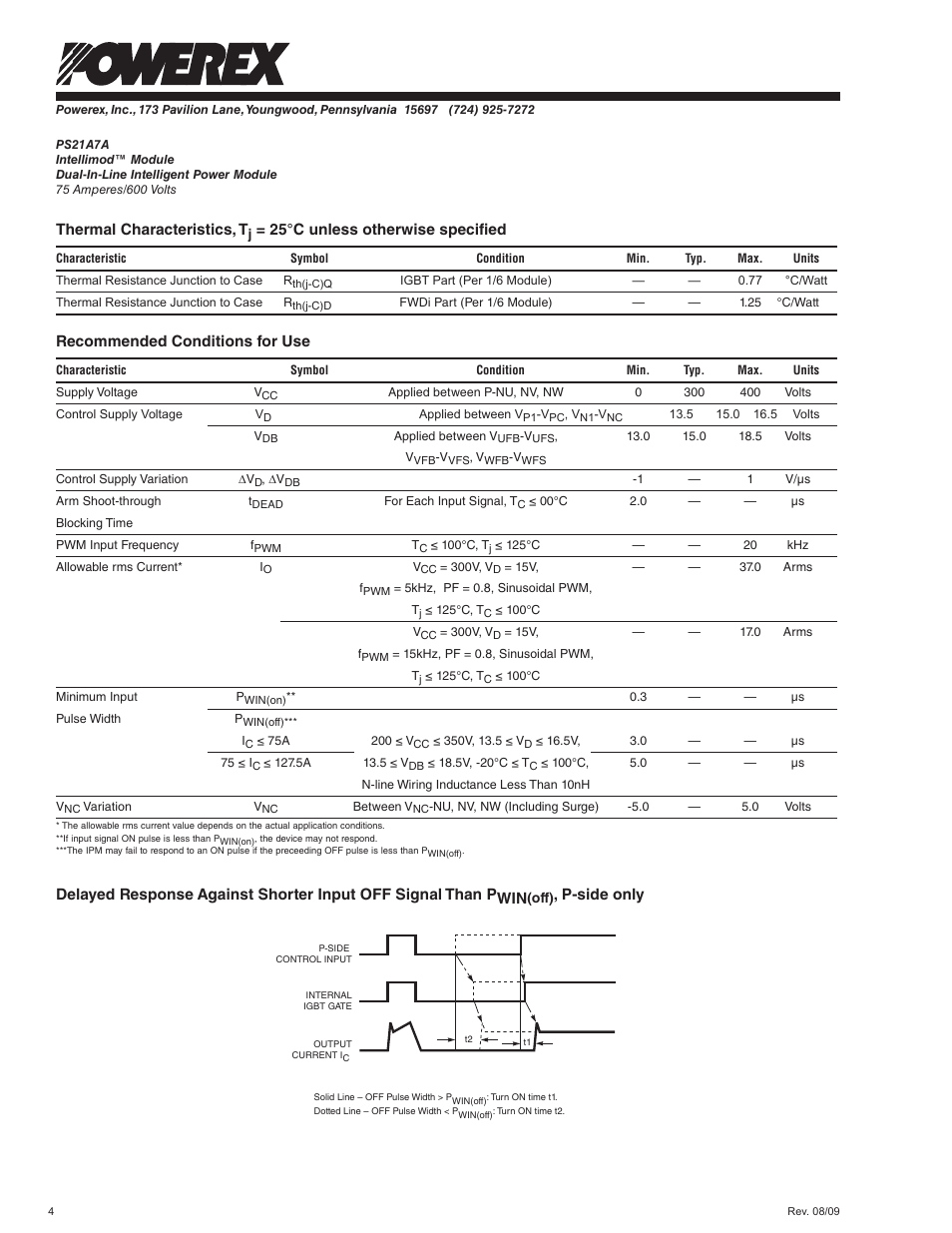 C&H Technology PS21A7A User Manual | Page 5 / 8