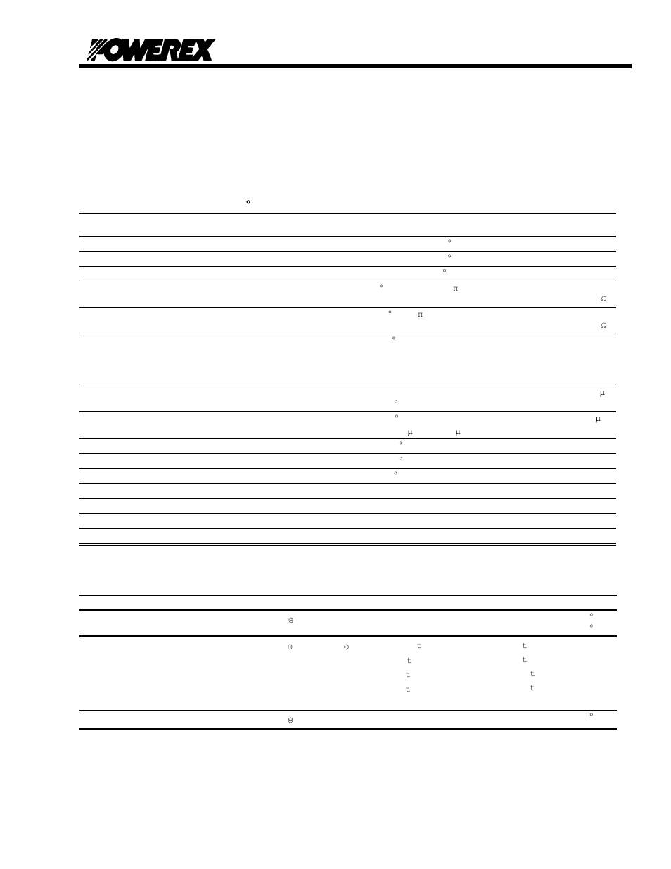 Pd42, Pow-r-blok, Electrical characteristics, t | 25 ° c unless otherwise specified, Thermal characteristics | C&H Technology PD42__07 User Manual | Page 4 / 6