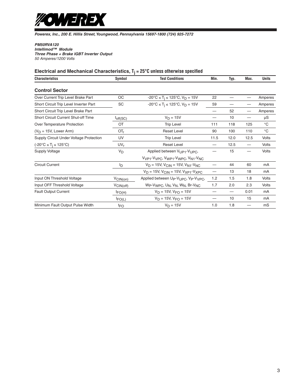 C&H Technology PM50RVA120 User Manual | Page 4 / 9