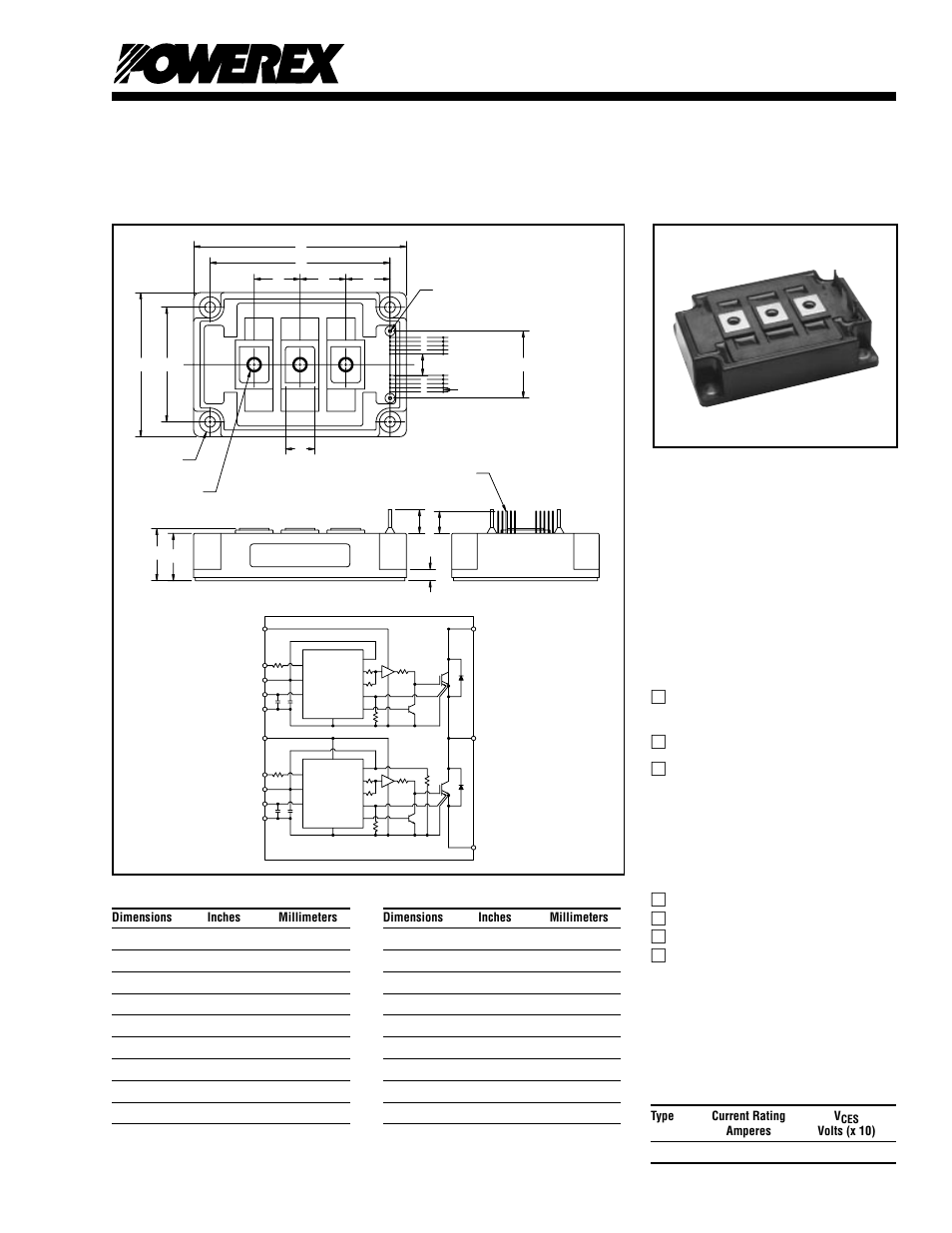 Intellimod™ module | C&H Technology PM600DSA060 User Manual | Page 2 / 7