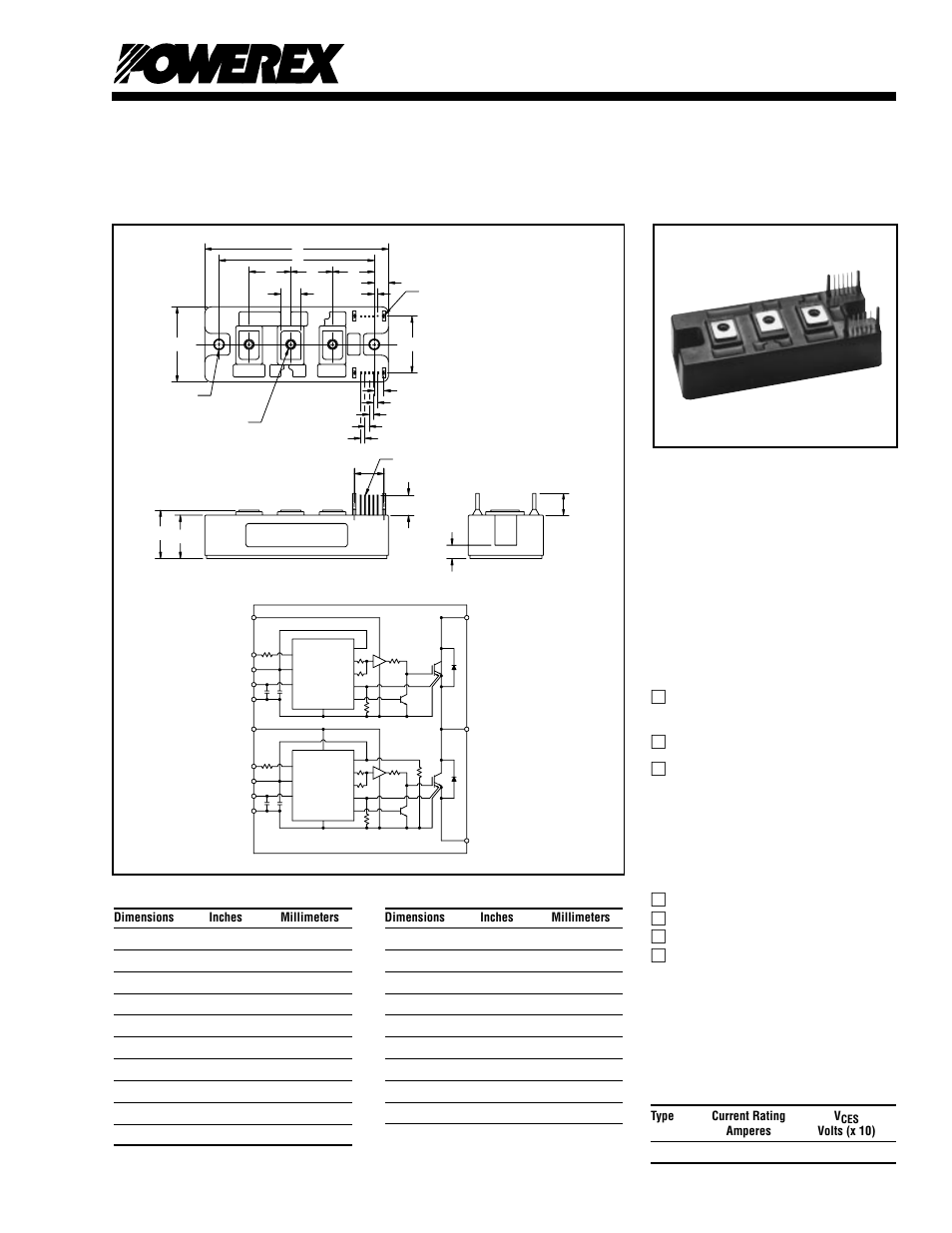 Intellimod™ module | C&H Technology PM100DSA120 User Manual | Page 2 / 7