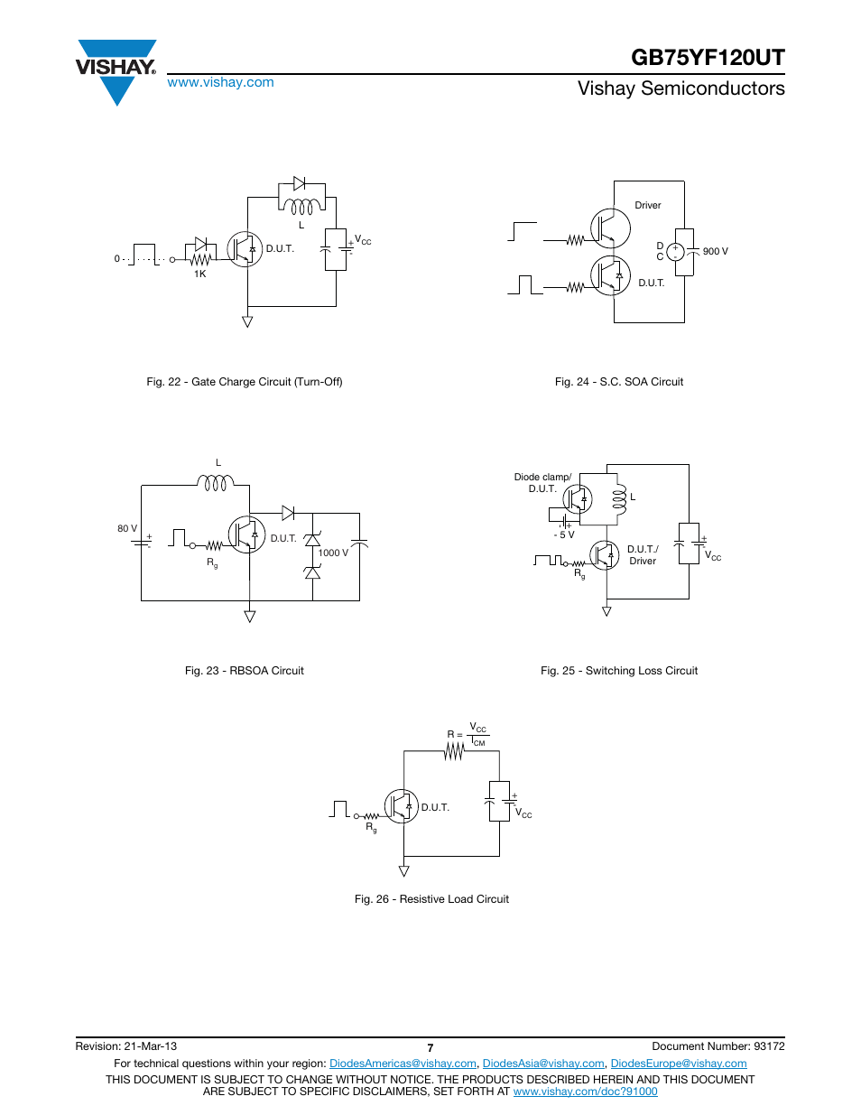 Vishay semiconductors | C&H Technology GB75YF120UT User Manual | Page 8 / 11