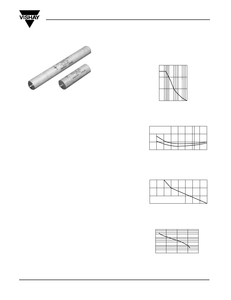 Dc filter capacitors, Vishay esta | C&H Technology ET User Manual | Page 2 / 4