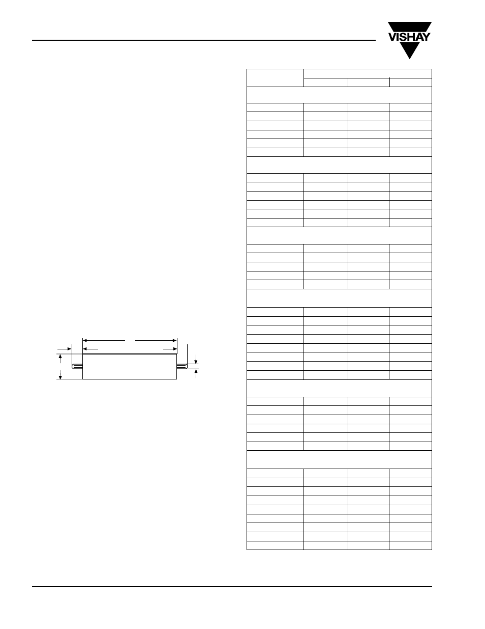 Vishay esta, Dc filter capacitors | C&H Technology ET User Manual | Page 3 / 4