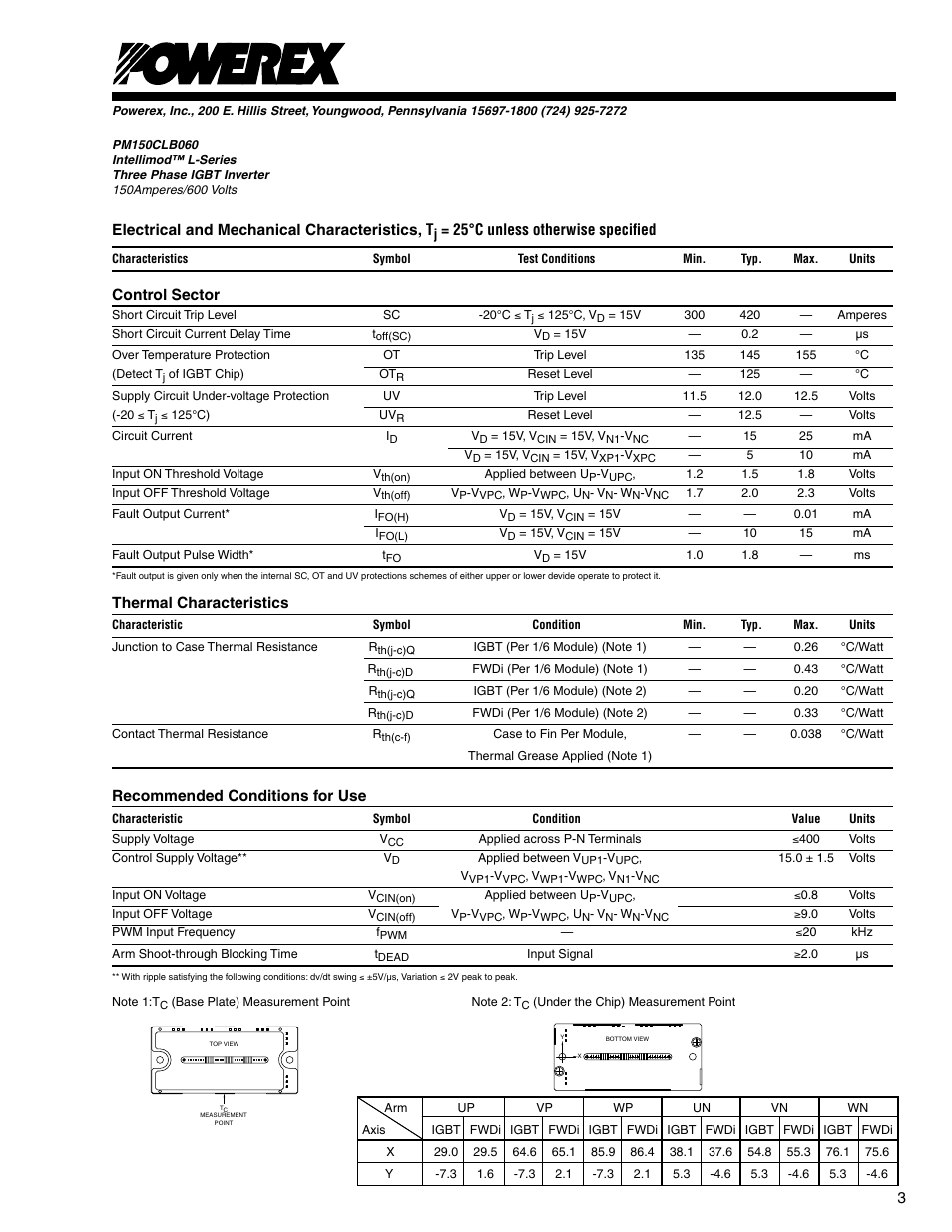 C&H Technology PM150CLB060 User Manual | Page 4 / 5