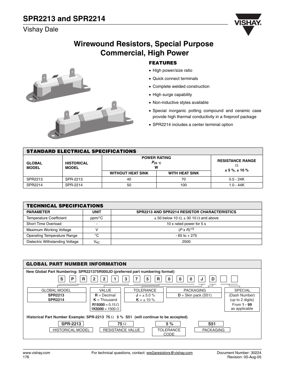 C&H Technology SPR2214 User Manual | 3 pages