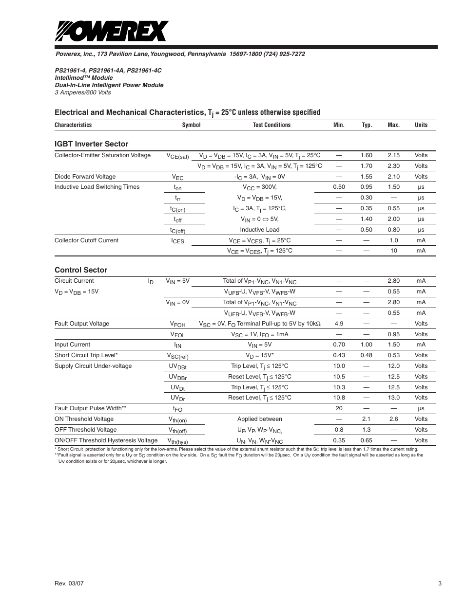C&H Technology PS21961-4C User Manual | Page 4 / 8