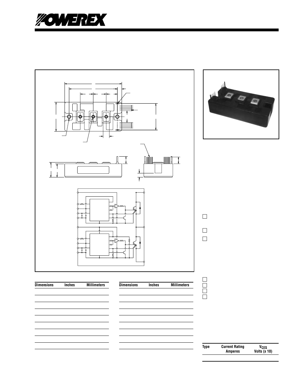 Intellimod™ module | C&H Technology PM300DSA060 User Manual | Page 2 / 7