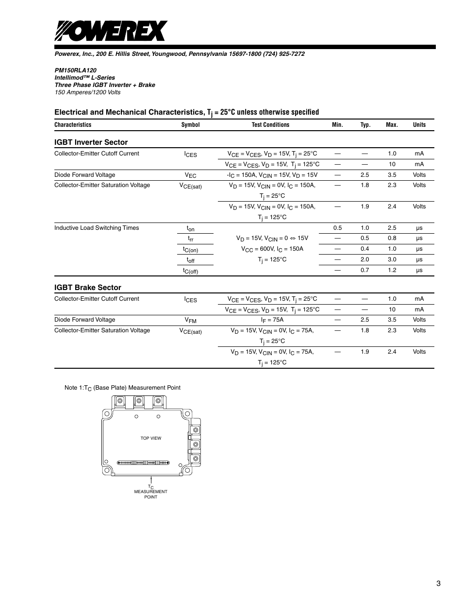 C&H Technology PM150RLA120 User Manual | Page 4 / 7